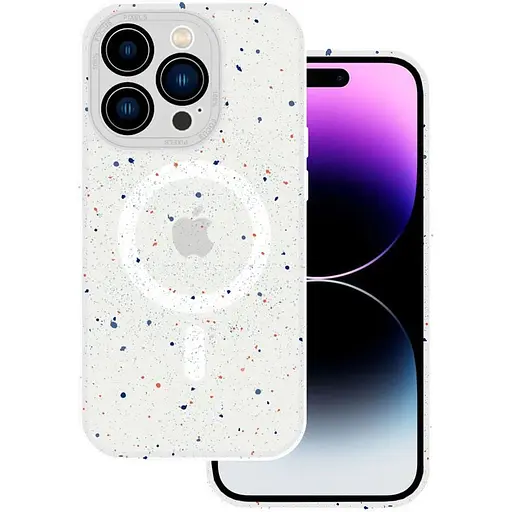 Чехол-накладка DK для Apple iPhone 12 Pro Max MagSafe Composite Matte Splash (clear) - фото 4