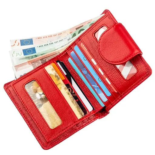 Жіночий шкіряний гаманець ST Leather 9.5х11 см acs0017000 - фото 3