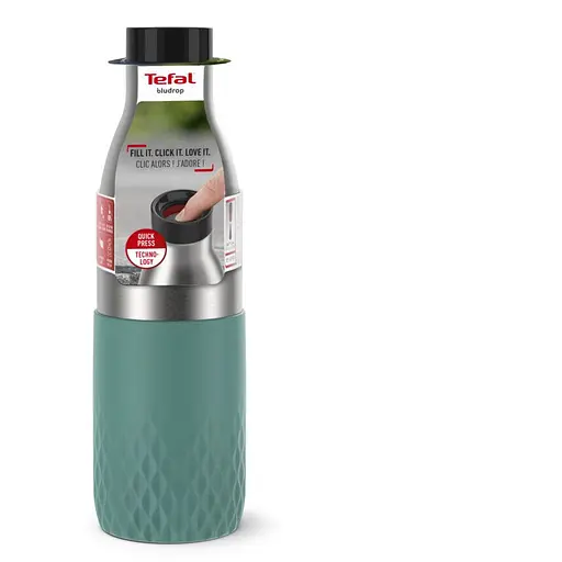 Термобутылка Tefal Bludrop soft touch 700 мл зеленая (N3111210) - фото 5
