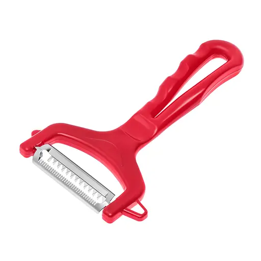 Ніж для нарізки соломкою овочів та фруктів (для корейської моркви) 13 см, Kitchette Червоний 83879 - фото 6