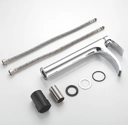 Змішувач для умивальника Frap F1069-2 високий Хром - фото 4