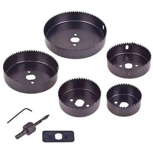 Набор корончатых фрез по дереву Alloid Building Tools 8 предметов (HS-64127) - фото 1