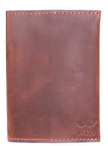 Паспортна обкладинка коньячна вінтажна - фото 1