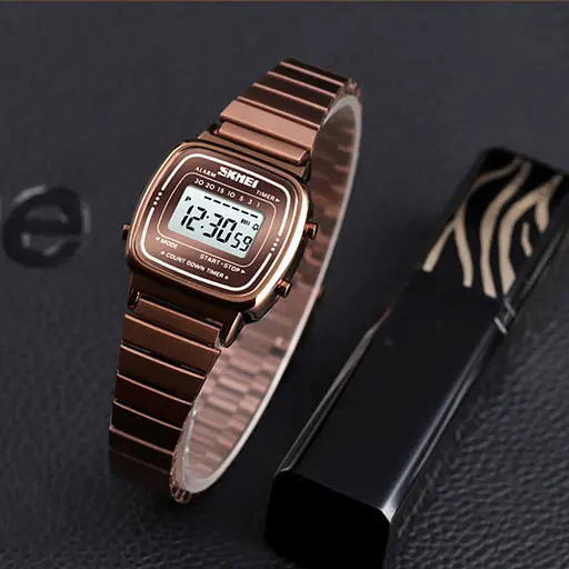 Наручные часы женские 1901SCF Cofee Steel Skmei acs0030477 - фото 4