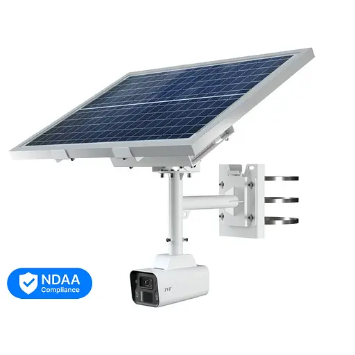 4G IP-видеокамера 4Mp TVT TD-9846SP1(BA/G4/WR2) f=2.8mm с солнечной батареей, с микрофоном, полноцветная (77-00359)