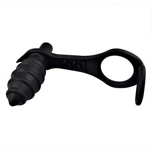 Вібромасажер для анальної стимуляції та масажу простати з 10 режимами Чорний K000696