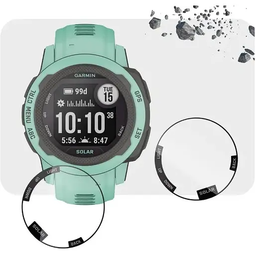 Захисна плівка DK CDK для Garmin Instinct 2X Composite Film box 2 шт. (017542) (black) - фото 3