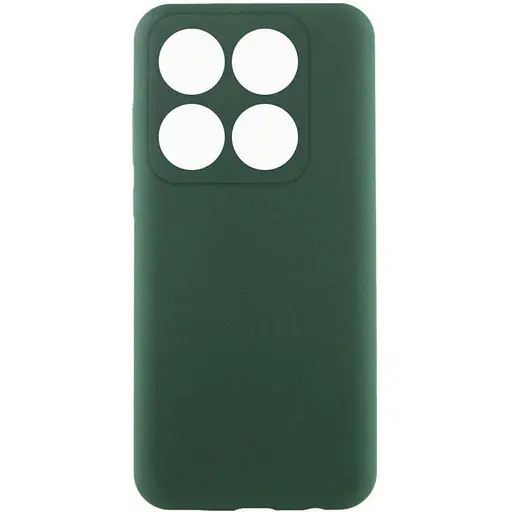 Чехол Silicone Cover Lakshmi Full Camera AAA для Xiaomi 14T Pro Зеленый / Cyprus Green