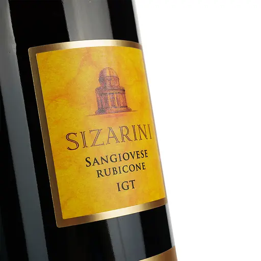 Вино Sizarini Sangiovese Rubicone IGT, червоне, сухе, 0,75 л - фото 5
