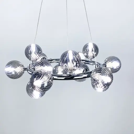 Подвесная люстра в хроме Arte Lamp Bolla Line.F MJ 17-600 CH+GR - фото 5