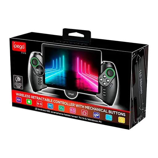 Геймпад iPega PG-9777 с поддержкой PC/Android/IOS черный - фото 2