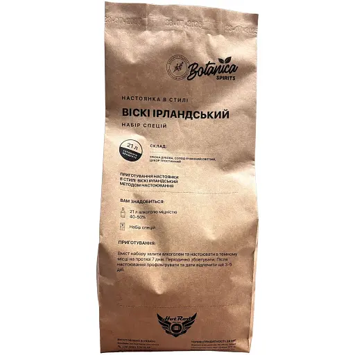 Набір спецій Hot Rod Distiller для настоянки Віскі в Ірландському стилі 21 л BigPack