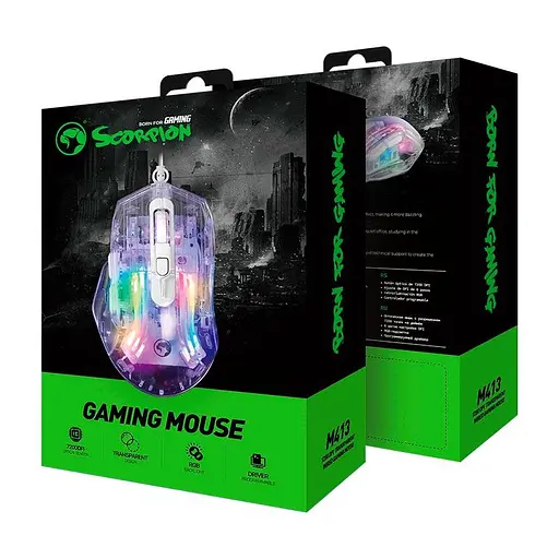 Миша MARVO MISTIC 40 Programmable Wired Mouse M413 |1200-7200dpi| - фото 2