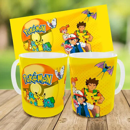 Набір: дитяча сумка-бананка+кружка Покемон Пікачу 32х15см, бананка для хлопчика через плече на подарунок (00945) - фото 3