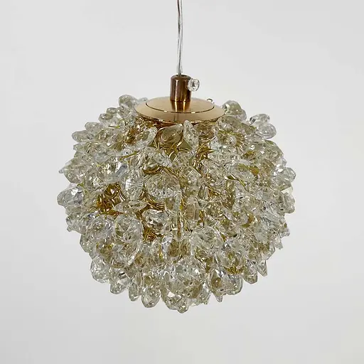 Підвісний світильник куля із декоративного каміння d13 см | Арт. A 886/1 FGD | Line F - фото 3