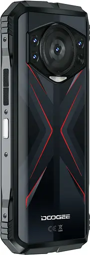 Смартфон Doogee S118 658" 8/512ГБ 2SIM 10800мА/год черно-красный - фото 5
