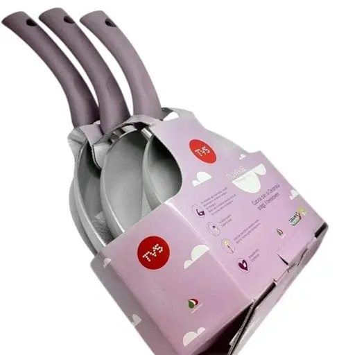 Набір подарунковий TVS Nuvola 3 сковороди 20-24-28 см