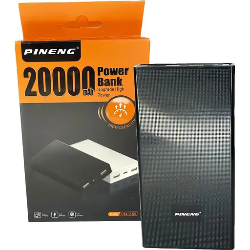 Турецкий Power bank Pineng на 20000mAh. Универсальная мобильная батарея. Мощный повербанк 20000 - фото 2