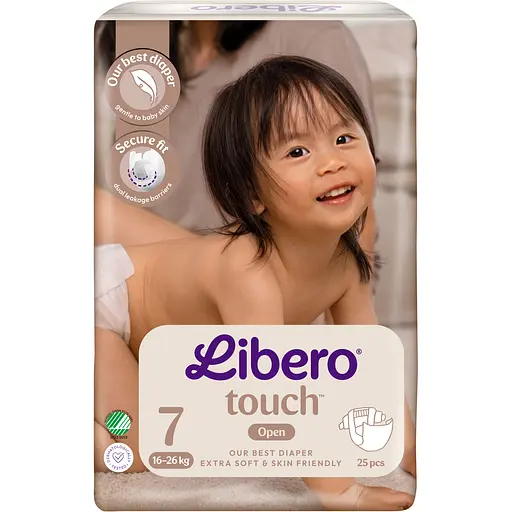 Підгузки Libero Touch 7 (16-26 кг) 25 шт. - фото 2