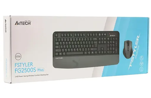 Комплект (Клавіатура та Миша) A4Tech Fstyler FG2500S Plus Grey - фото 8