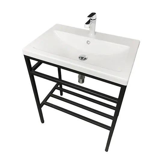 Раковина Adamant умывальник CERS искусственный камень прямоугольная - фото 7