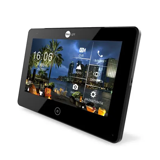 Видеодомофон MEZZO HD WF BLACK Neolight (82-00096) - фото 2