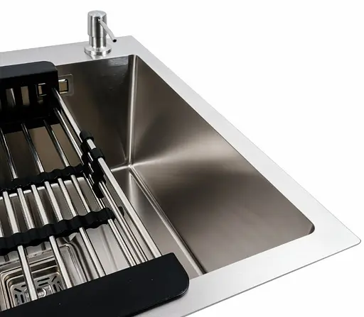 Кухонна мийка Platinum HANDMADE 78*50С R (SP000041296) - фото 9