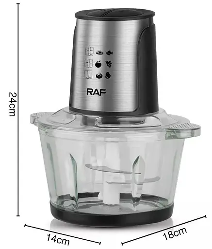 Універсальний подрібнювач кухонний RAF R.7018 800 Вт 2 л - фото 5