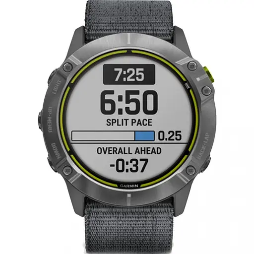 Смарт-годинник Garmin Enduro Steel with Gray UltraFit Nylon Strap (010-02408-00/10) - фото 2