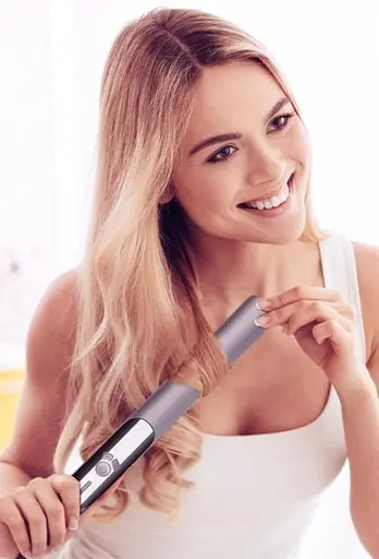 Випрямляч для волосся DSP 10265 45 Вт Червоний із сірим - фото 7