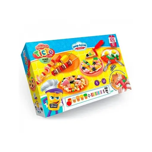 Тісто для ліплення Danko Toys Шеф-кухар Кулінар Master Do 15 кольорів