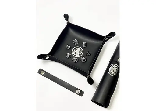 Настільна гра Планета Ігор Лоток для кубиків Ктулху (чорний) (Dice tray Cthulhu black) (pi-dt001) - фото 8