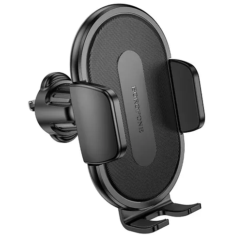 Автотримач для телефона BOROFONE BH133 Rio push-type car holder (air outlet) Black - фото 3