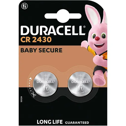 Батарейки Duracell CR2430 литиевые 2 шт. (АРТ1988)