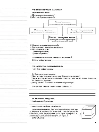 Мій конспект. Геометрія. 10 клас. Рівень стандарту - фото 3