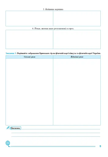 Географія. 6 клас. Практикум (за модельною навчальною програмою "Географія. 6-9 класи" автор Запотоцький С. П. та ін.) - фото 4