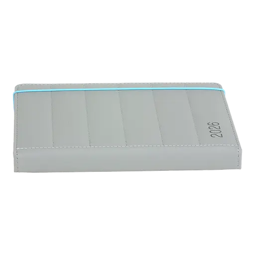 Щоденник датований Buromax Aura 2026 A5 штучна шкіра/поролон сірий (BM.21100-09) - фото 5