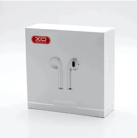Бездротова Bluetooth стерео гарнітура BT XO F60 Plus V5.0 Білий - фото 4