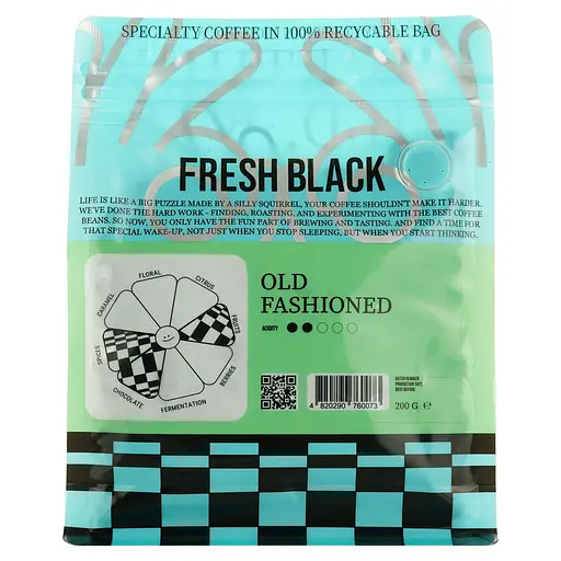 Кофе в зернах Fresh Black Old Fashioned 200 г  - фото 4