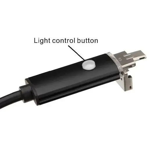 Эндоскоп для смартфона и ноутбука Kerui 651H USB HD 480P 1 метр 5.5 мм жесткий кабель - фото 4