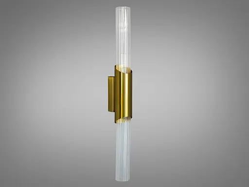 Настінне бра лофт F3763A золото дві лампи скло - фото 2