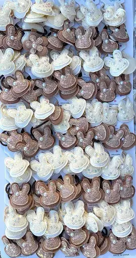 Набір гумок для зачісок із паєтками 20 шт. - фото 1