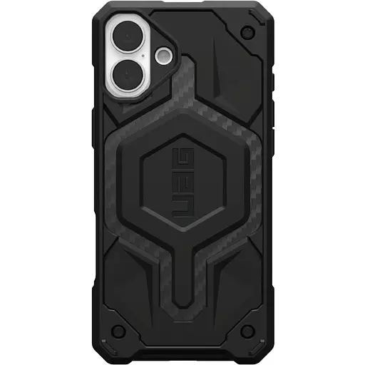 Оригинальный противоударный чехол UAG Monarch Pro MagSafe для iPhone 16 Plus Carbon Black 114455114242