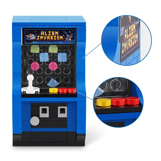 Конструктор в капсуле Max серии "Retro" S1 - Игровой аркадный автомат - фото 7