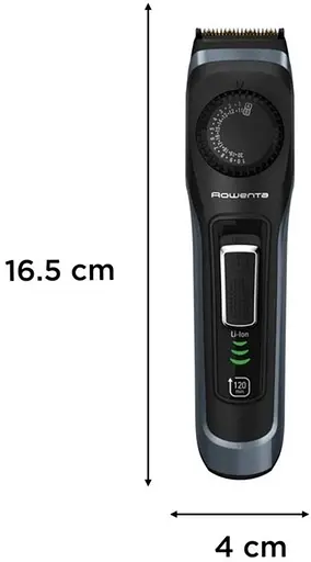Триммер Rowenta Virtuo для бороды и усов черно-синий (TN3804E0) - фото 10
