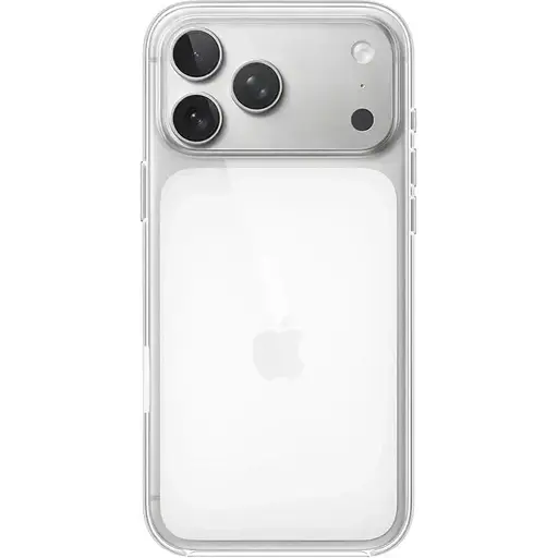 Чохол Clear Case NEW with Button, Animation & MagSafe для Apple iPhone 17 Pro Max Transparent AAA (147418)
