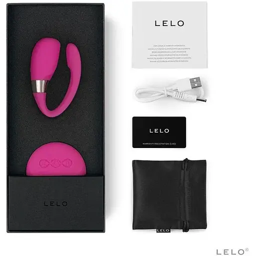 Вибратор для пар Lelo Tiani 3 Cerise 2 мотора пульт ДУ - фото 2