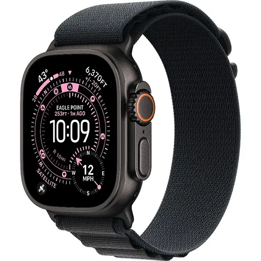 Смарт-часы Apple Watch Ultra 3 49mm Black Titanium Case with Black Alpine Loop Small (MF0Q4) [145329] - фото 1