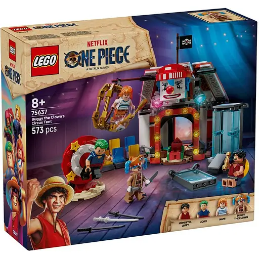 Конструктор LEGO One Piece Цирковая палатка клоуна Багги 573 детали (75637)