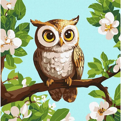 Картина за номерами "Лісова варта" ©art_selena_ua KHO6740, 30х30 см